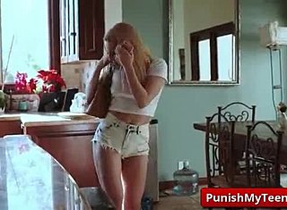 Teens Alexa Raye and Vanessa Cage engage in extreme BDSM bondage and spanking